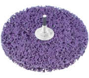Escova abrasiva circular com adaptador