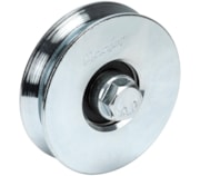 Roda "Y" com parafuso 1 rolamento galvanizada