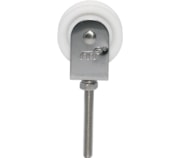 Corretã inox com roda nylon simples