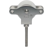 Corretã inox com roda nylon com guias