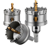 Fresa perfuradora pastilhada TCT