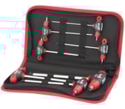 Jogo chaves "T" sextavadas interiores