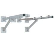 Estendal roupa para parede direito inox