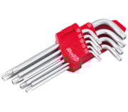 Jogo chaves "L" torx furada longa