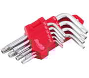 Jogo chaves "L" torx furada