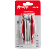 Jogo chaves "L" torx furada