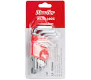 Jogo chaves "L" sextavadas interiores